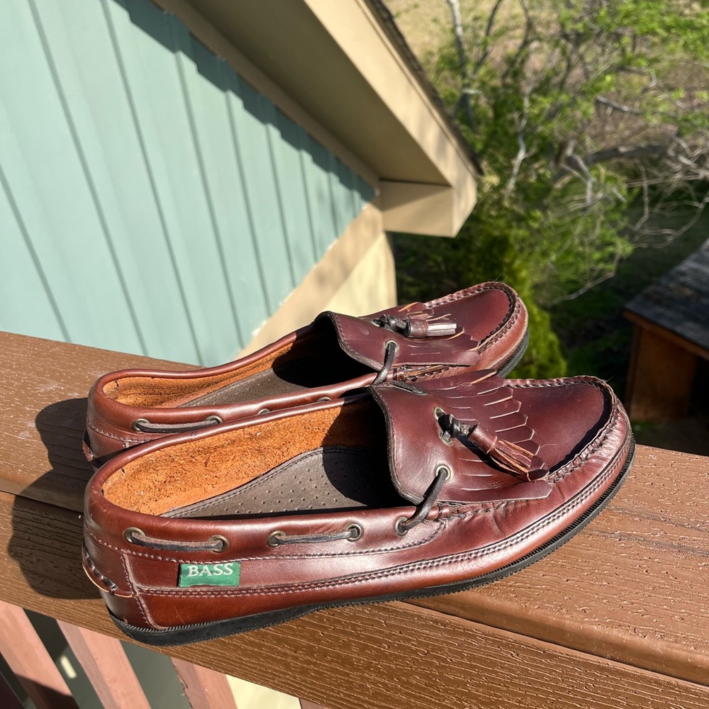 Bass Men's Brown Leather Loafers